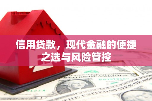 万载信用贷款，现代金融的便捷之选与风险管控