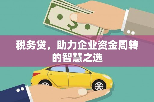 嘉禾税务贷，助力企业资金周转的智慧之选