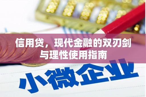 普湾新区信用贷，现代金融的双刃剑与理性使用指南