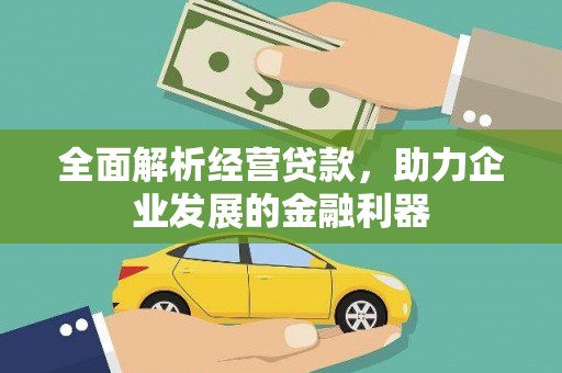 天元全面解析经营贷款，助力企业发展的金融利器