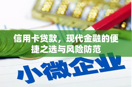 云龙信用卡贷款，现代金融的便捷之选与风险防范