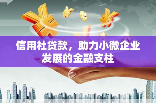 四子王旗信用社贷款，助力小微企业发展的金融支柱