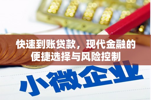 雾台快速到账贷款，现代金融的便捷选择与风险控制