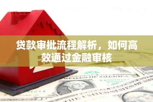 容县贷款审批流程解析，如何高效通过金融审核