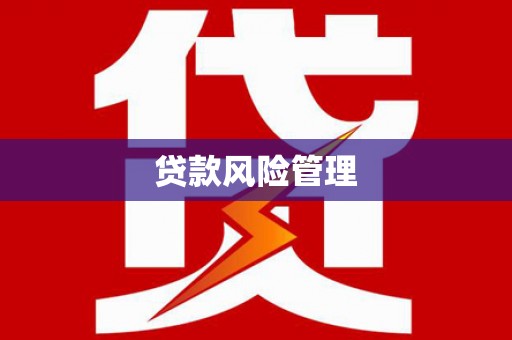 泰顺贷款风险管理