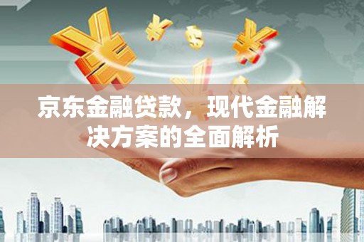 太保京东金融贷款，现代金融解决方案的全面解析