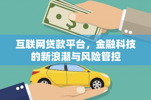 珠晖互联网贷款平台，金融科技的新浪潮与风险管控