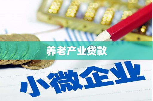 常州养老产业贷款