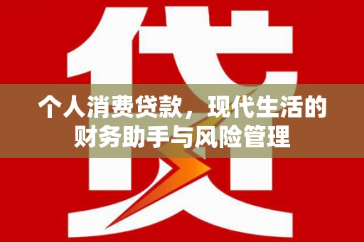 里港个人消费贷款，现代生活的财务助手与风险管理